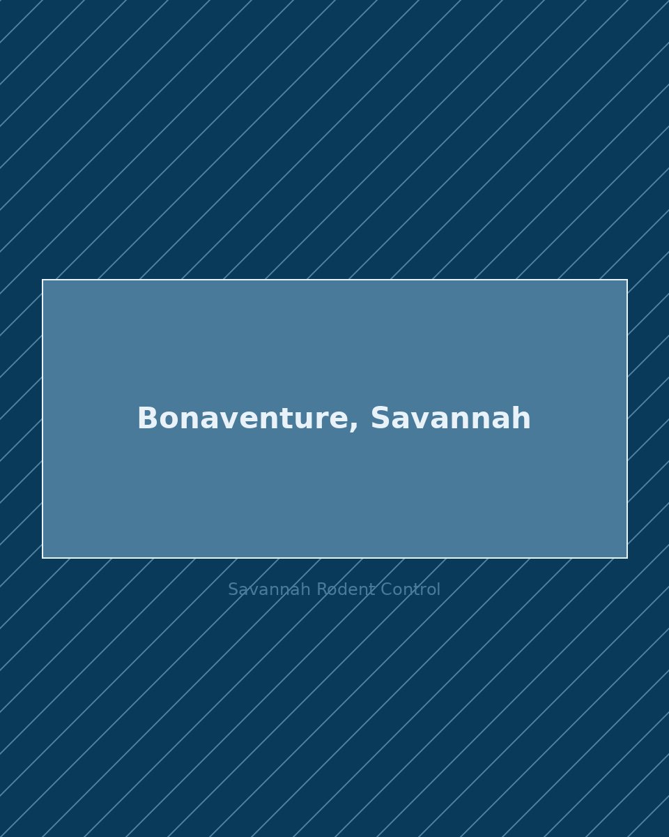Residential street in Bonaventure, Savannah — rodent control service area
