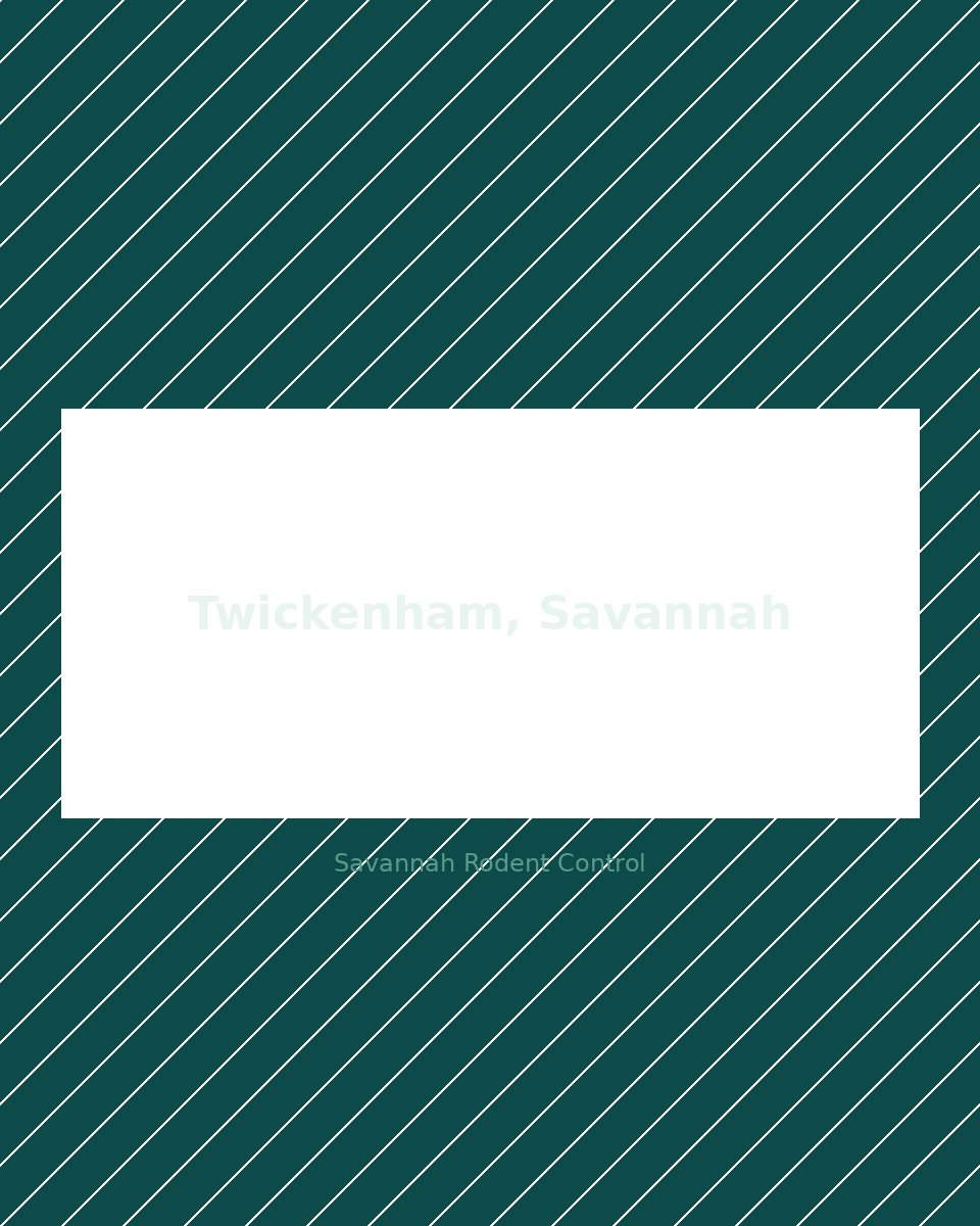 Residential street in Twickenham, Savannah — rodent control service area